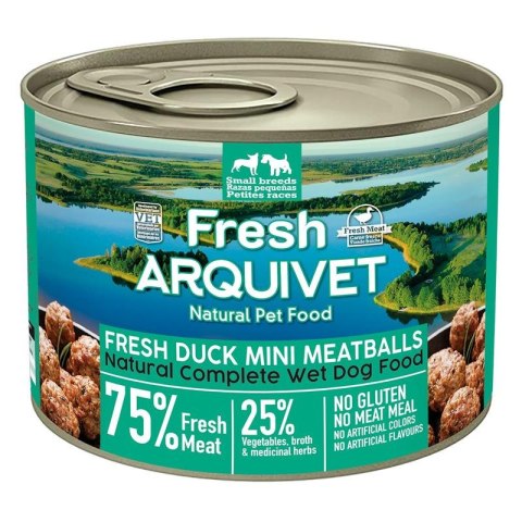 Arquivet Fresh MINI klopsiki z kaczką batatem i pomarańczą 6x200g Arquivet Fresh MINI klopsiki z kaczką batatem i pomarańczą 6x200g