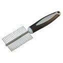 [W] ARQUIVET Podwójny metalowy grzebień 21 x 5,5 cm