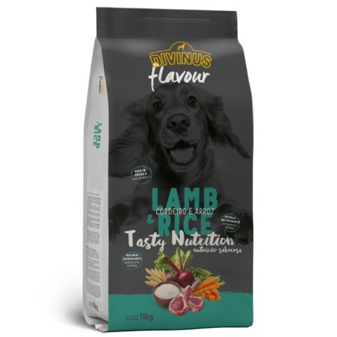 Divinus FLAVOUR jagnięcina z ryżem 18 kg Divinus FLAVOUR jagnięcina z ryżem 18 kg