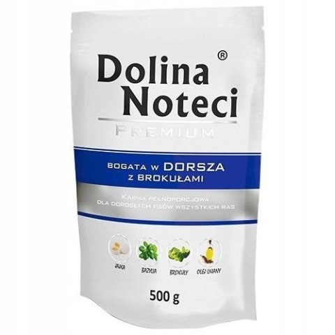 Dolina Noteci Premium bogata w dorsza z brokułami saszetka 500 g Dolina Noteci Premium bogata w dorsza z brokułami saszetka 500 g